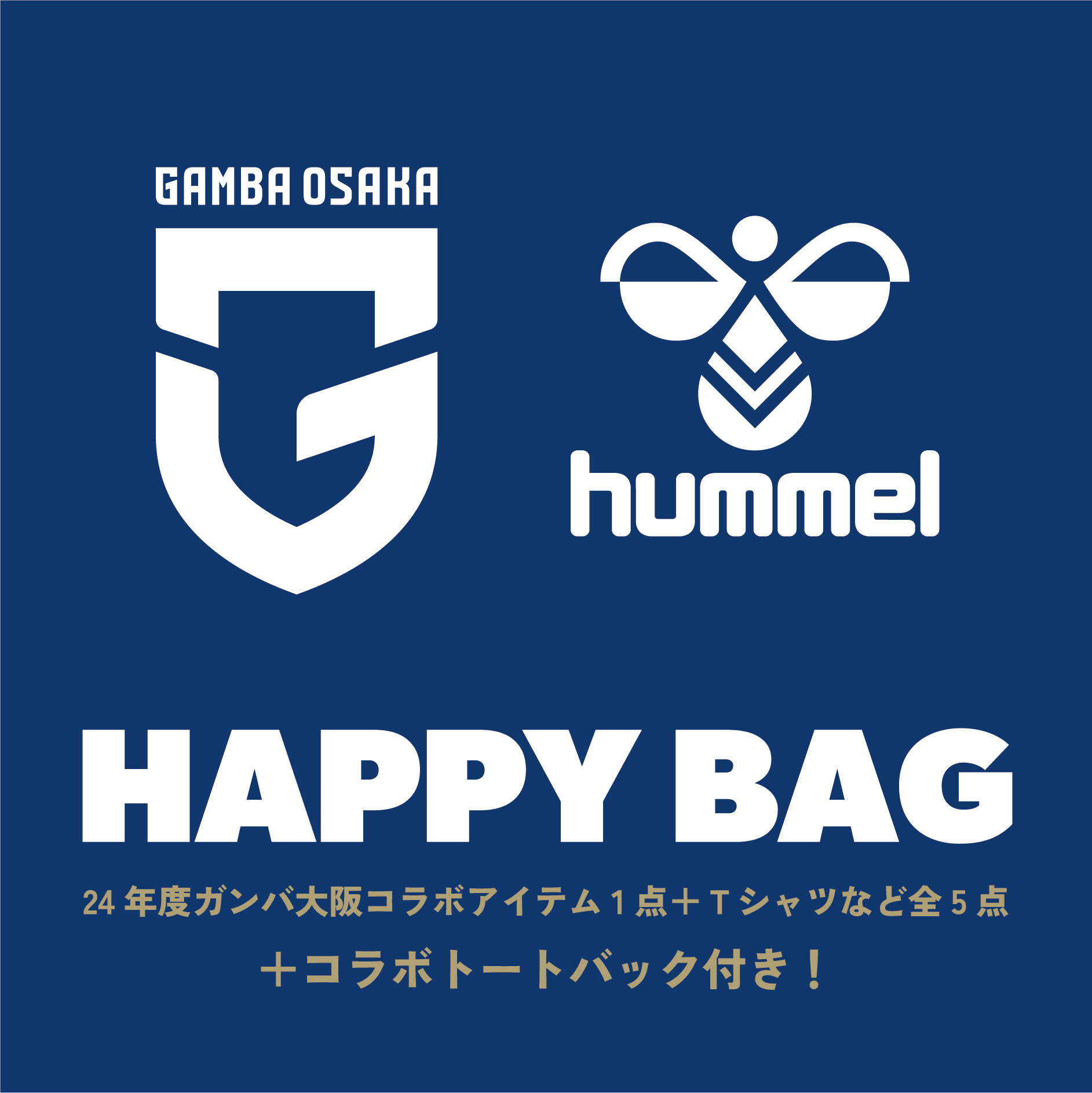 ガンバ大阪　2024年プレミアムメンバー特典　ショルダー　hummel 新品】ガンバ大阪 × ヒュンメル 2024 ショルダーバッグ ふらつく