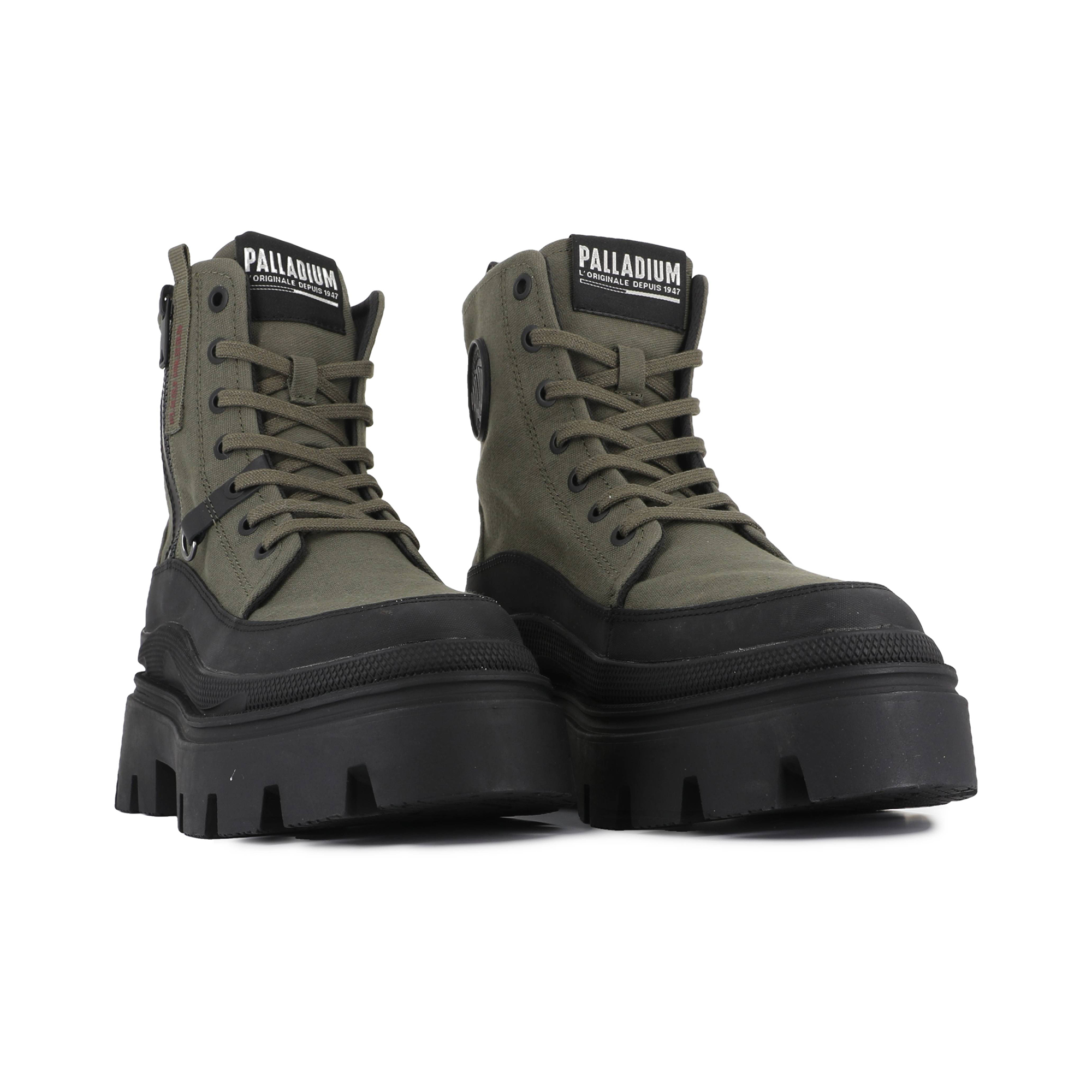 【Plladium/パラディウム】レザーブーツ　グリーン　新品タグ付き　27㎝ PALLADIUM（パラディウム） 長靴 レインブーツ 「防水対応」PALLADIUM