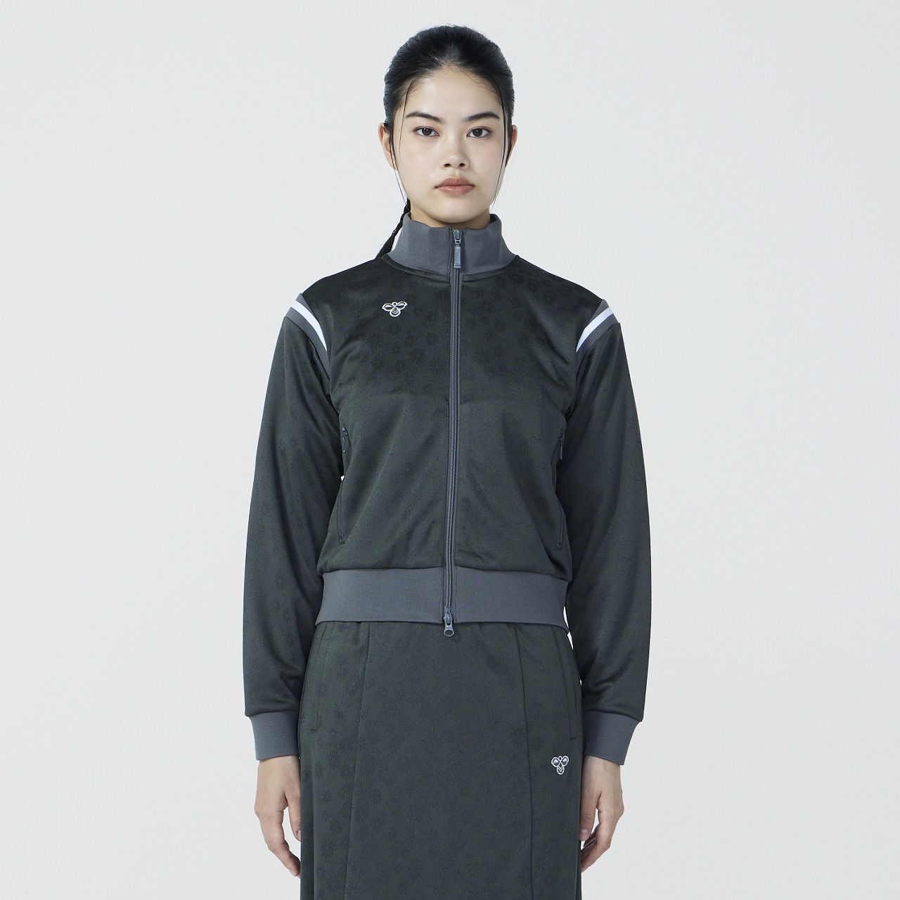静岡産業大学　hummel ジャケット パンツセット hummel PLAY ジャガードトラックジャケット｜hummel｜ヒュンメル