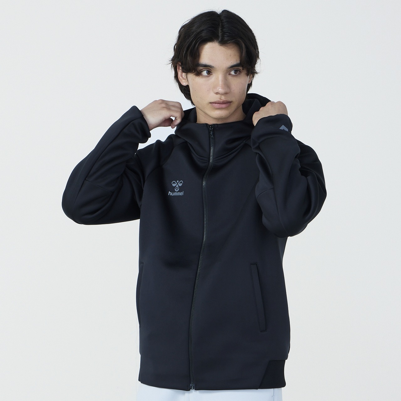 hummel - hummel フーディ hummel ヒュンメル スウェット 上下 メンズ フルジップ