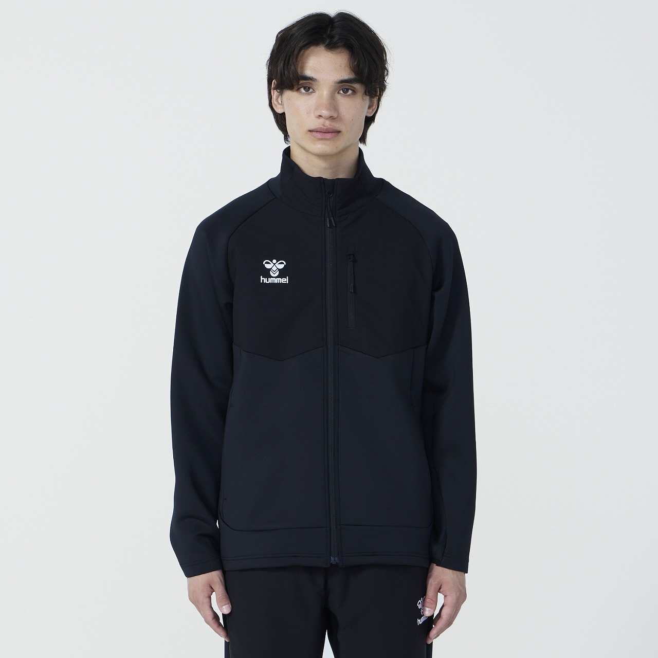 ニット×ウーブン ハイブリッドジャケット｜hummel｜ヒュンメル公式