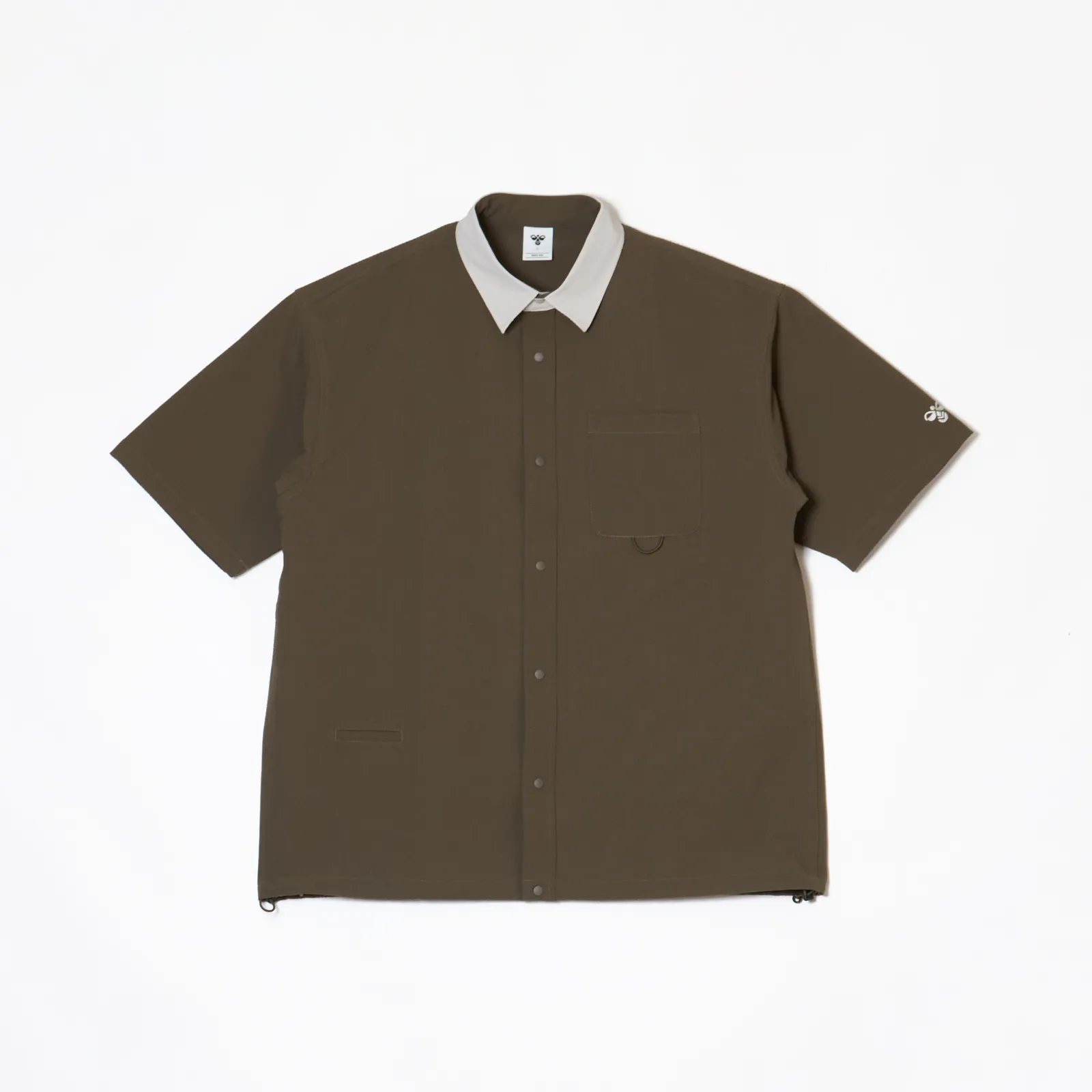 hummel PLAY シアサッカー半袖フルボタンシャツ｜hummel｜ヒュンメル