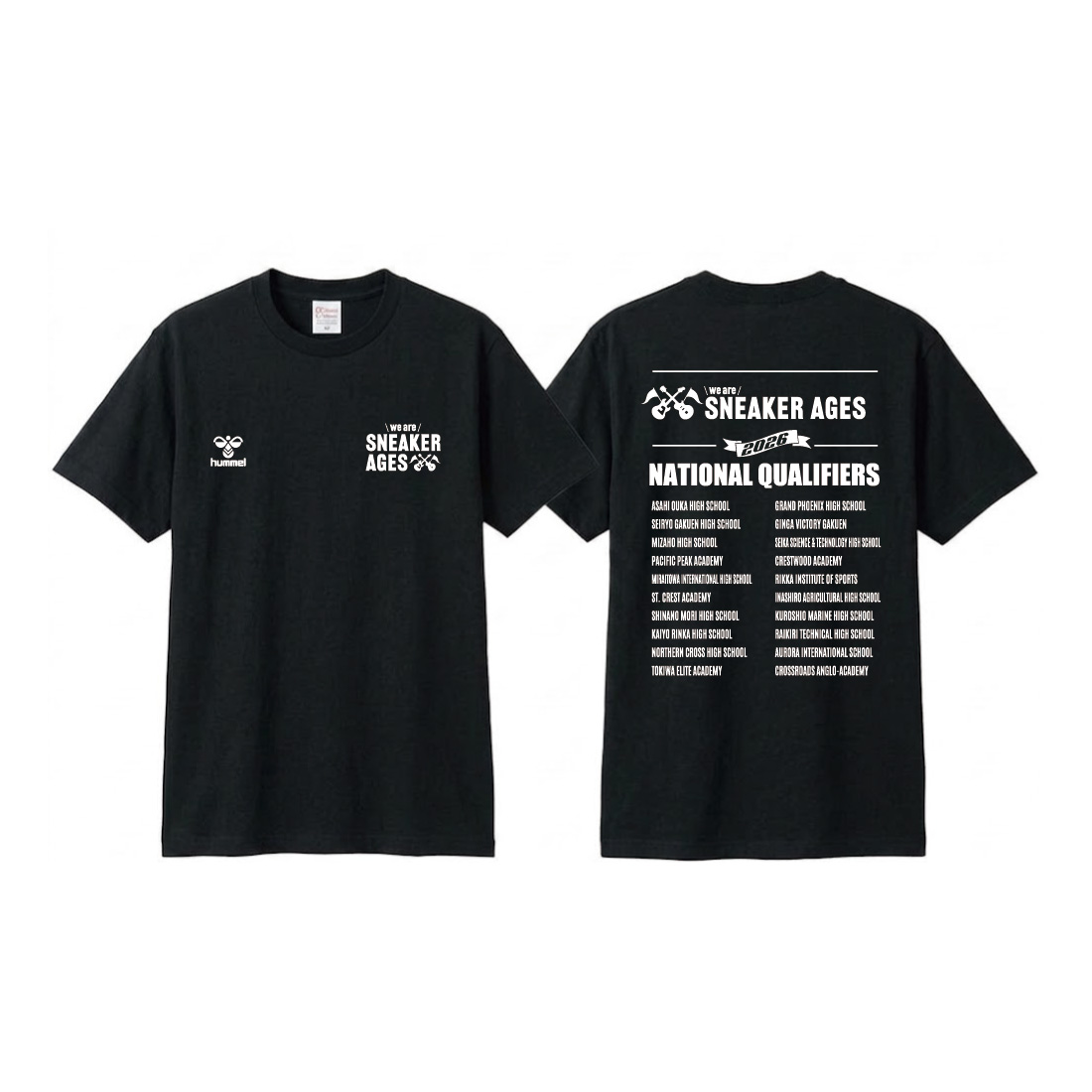 スニーカーエイジ 全国大会出場校名入り記念Tシャツ【お届け：12月18